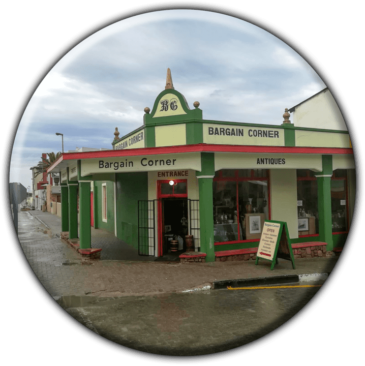 Bargain Corner Swakopmund banner