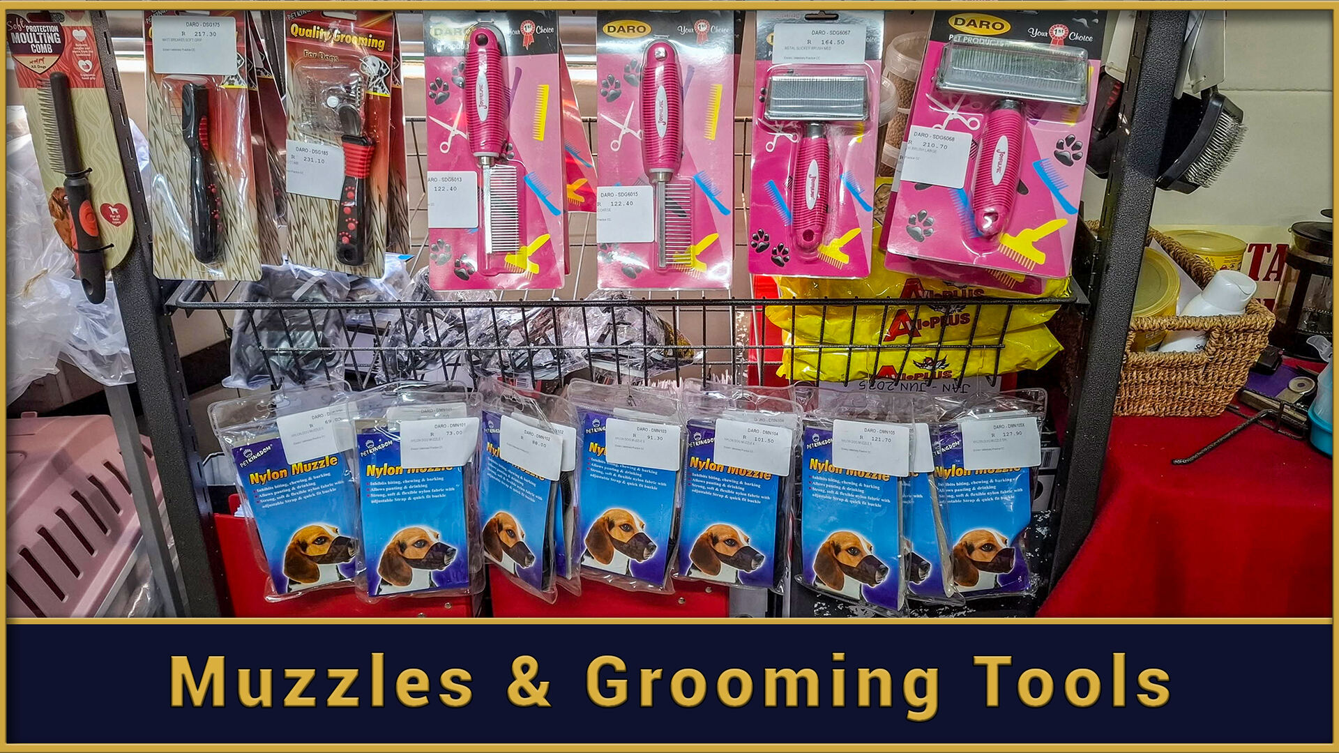 Muzzles & Grooming Tools